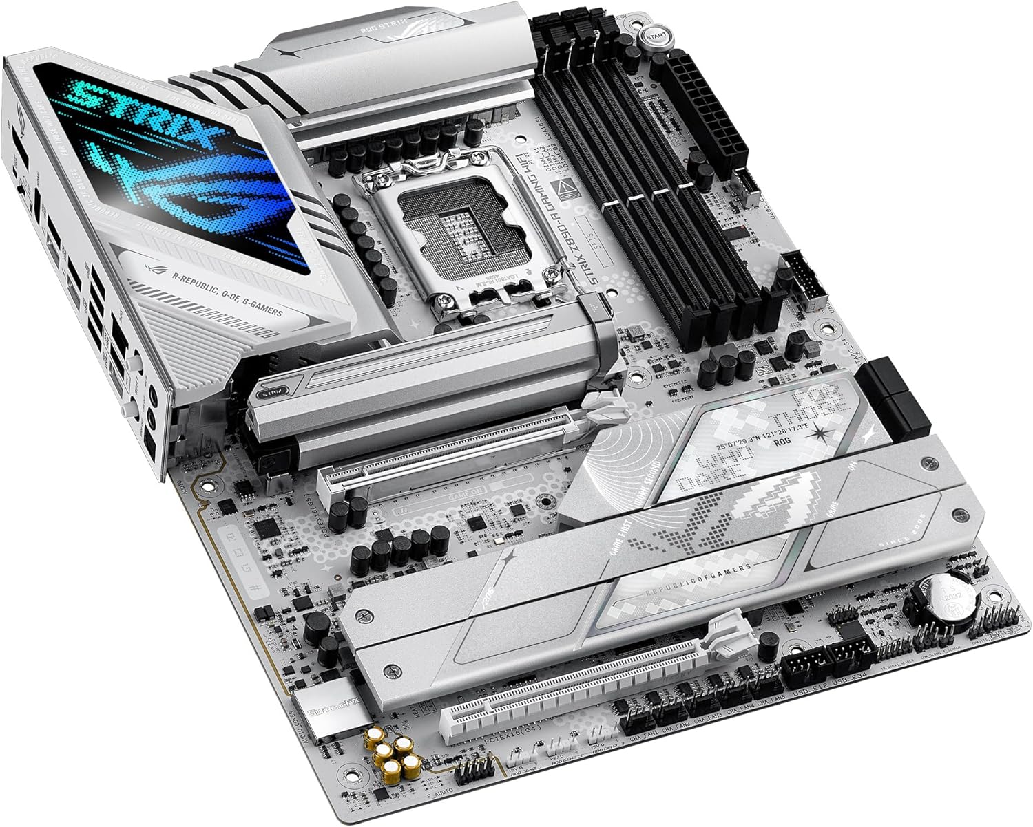 Motherboard ASUS ROG STRIX Z890-A GAMING WIFI Socket LGA1851 Intel Z890 DDR5 Wi-Fi 7 USB4 ATX - Imagem 12