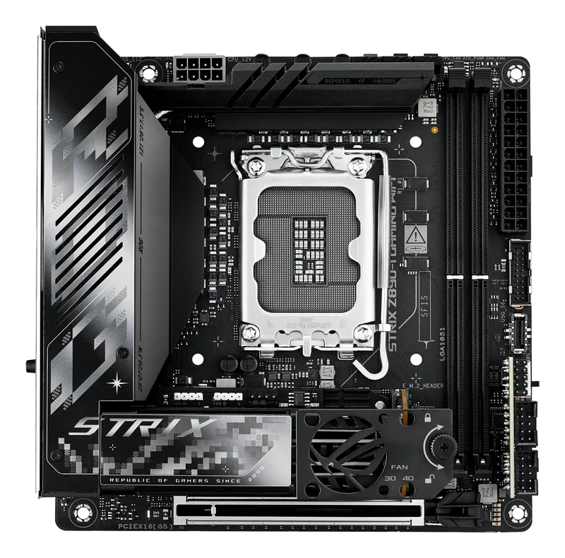 Motherboard ASUS ROG STRIX Z890-I GAMING WIFI Socket LGA1851 DDR5 Mini-ITX Wi-Fi - Imagem 2