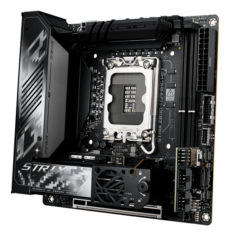 Motherboard ASUS ROG STRIX Z890-I GAMING WIFI Socket LGA1851 DDR5 Mini-ITX Wi-Fi - Imagem 5