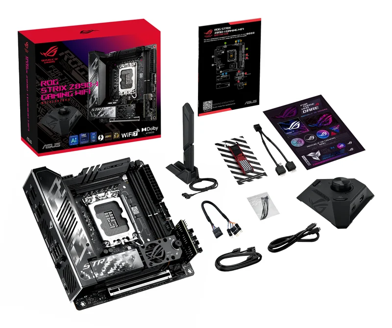 Motherboard ASUS ROG STRIX Z890-I GAMING WIFI Socket LGA1851 DDR5 Mini-ITX Wi-Fi - Imagem 12