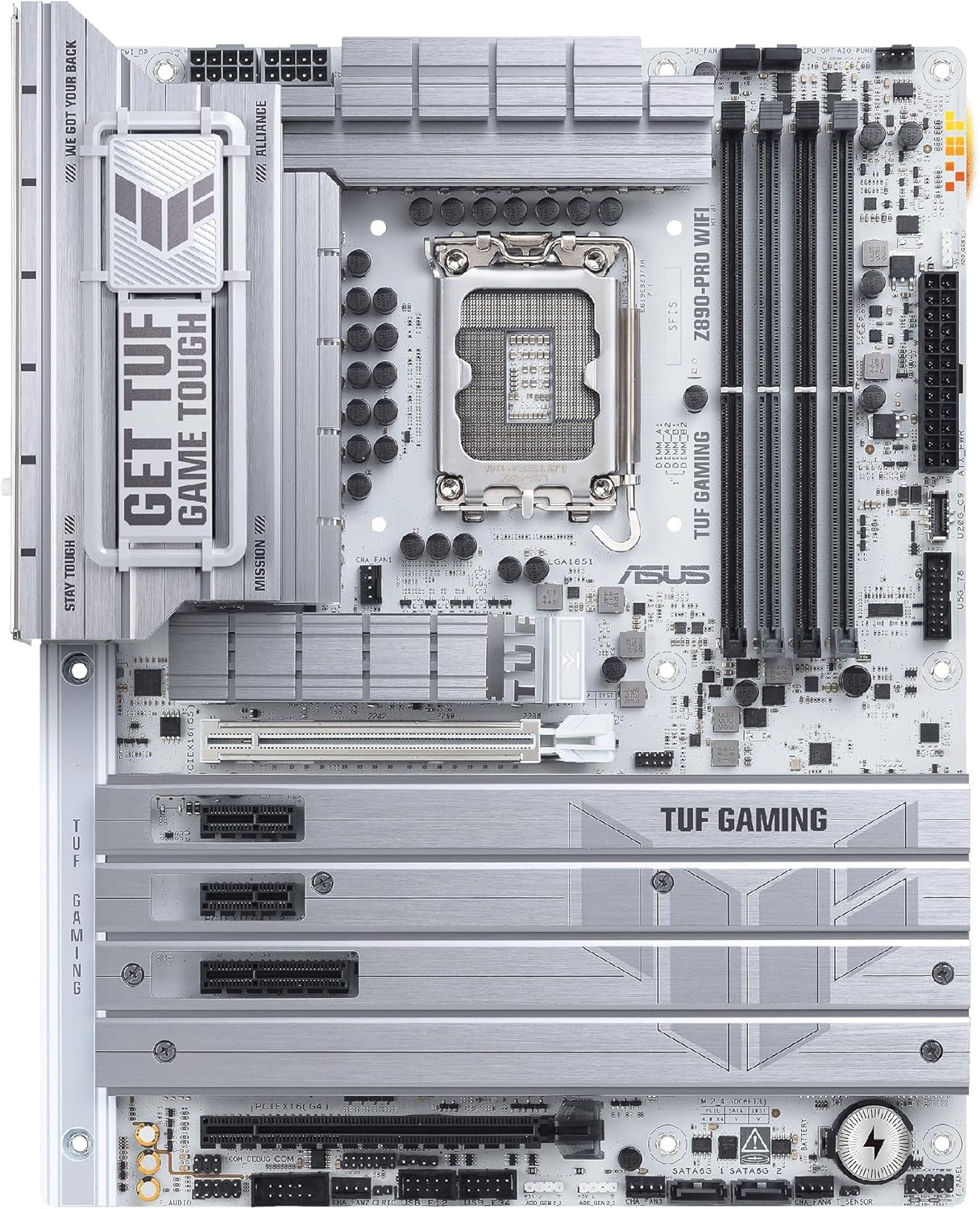 Motherboard ASUS TUF Gaming Z890-PRO WIFI Socket LGA1851 Chipset Z890 DDR5 ATX Wi-Fi 7 Bluetooth USB4 - Imagem 8