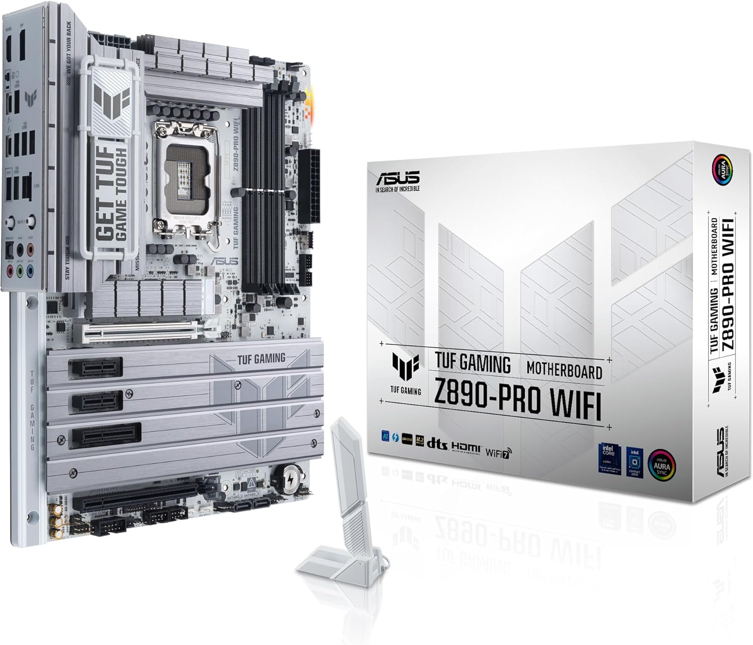Motherboard ASUS TUF Gaming Z890-PRO WIFI Socket LGA1851 Chipset Z890 DDR5 ATX Wi-Fi 7 Bluetooth USB4 - Imagem 1