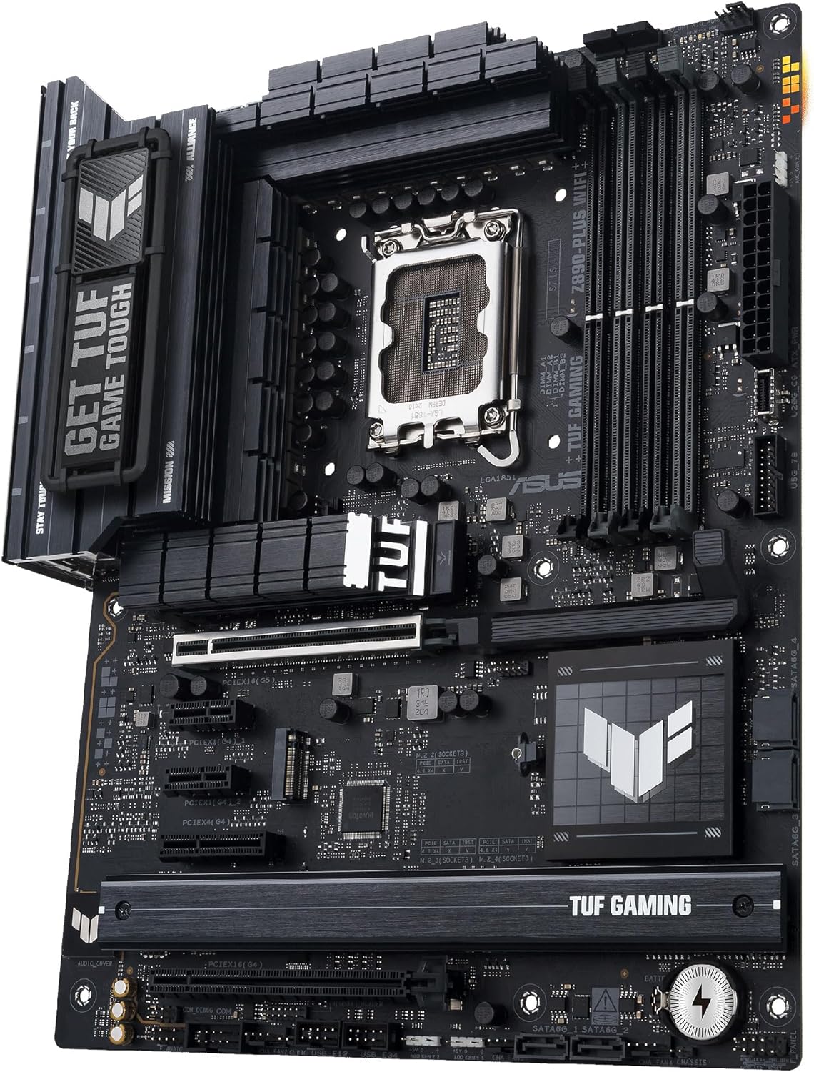 Motherboard ASUS TUF GAMING Z890-PLUS WIFI LGA1851 Chipset Z890 ATX DDR5 Wi-Fi 7 USB4 2.5G LAN Bluetooth - Imagem 10