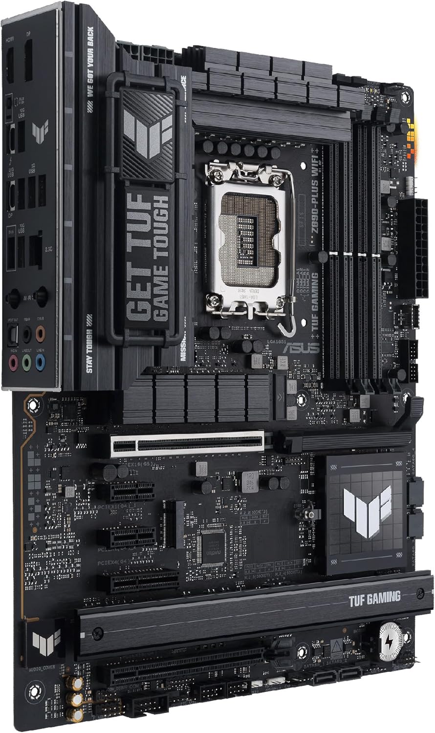 Motherboard ASUS TUF GAMING Z890-PLUS WIFI LGA1851 Chipset Z890 ATX DDR5 Wi-Fi 7 USB4 2.5G LAN Bluetooth - Imagem 9