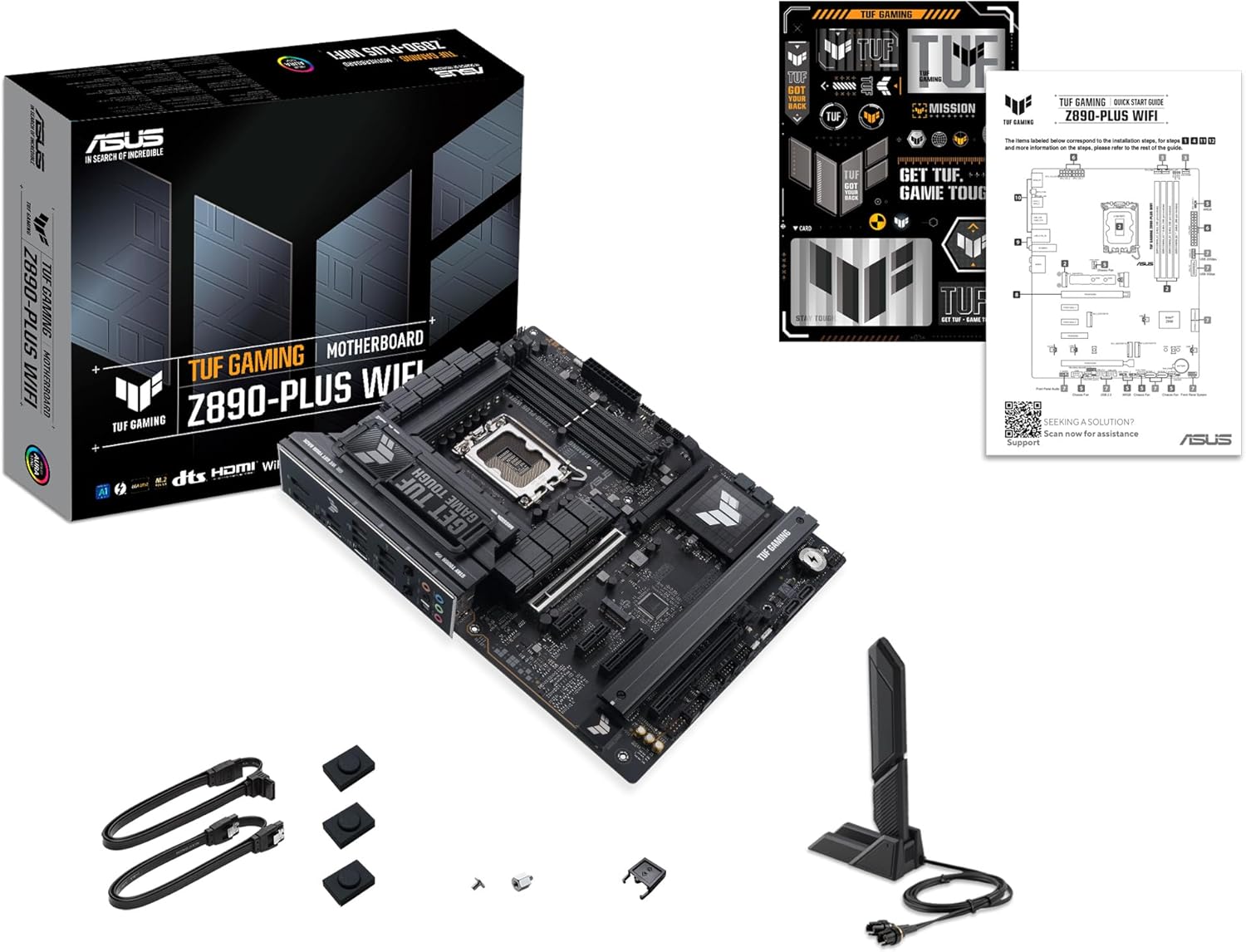 Motherboard ASUS TUF GAMING Z890-PLUS WIFI LGA1851 Chipset Z890 ATX DDR5 Wi-Fi 7 USB4 2.5G LAN Bluetooth - Imagem 15