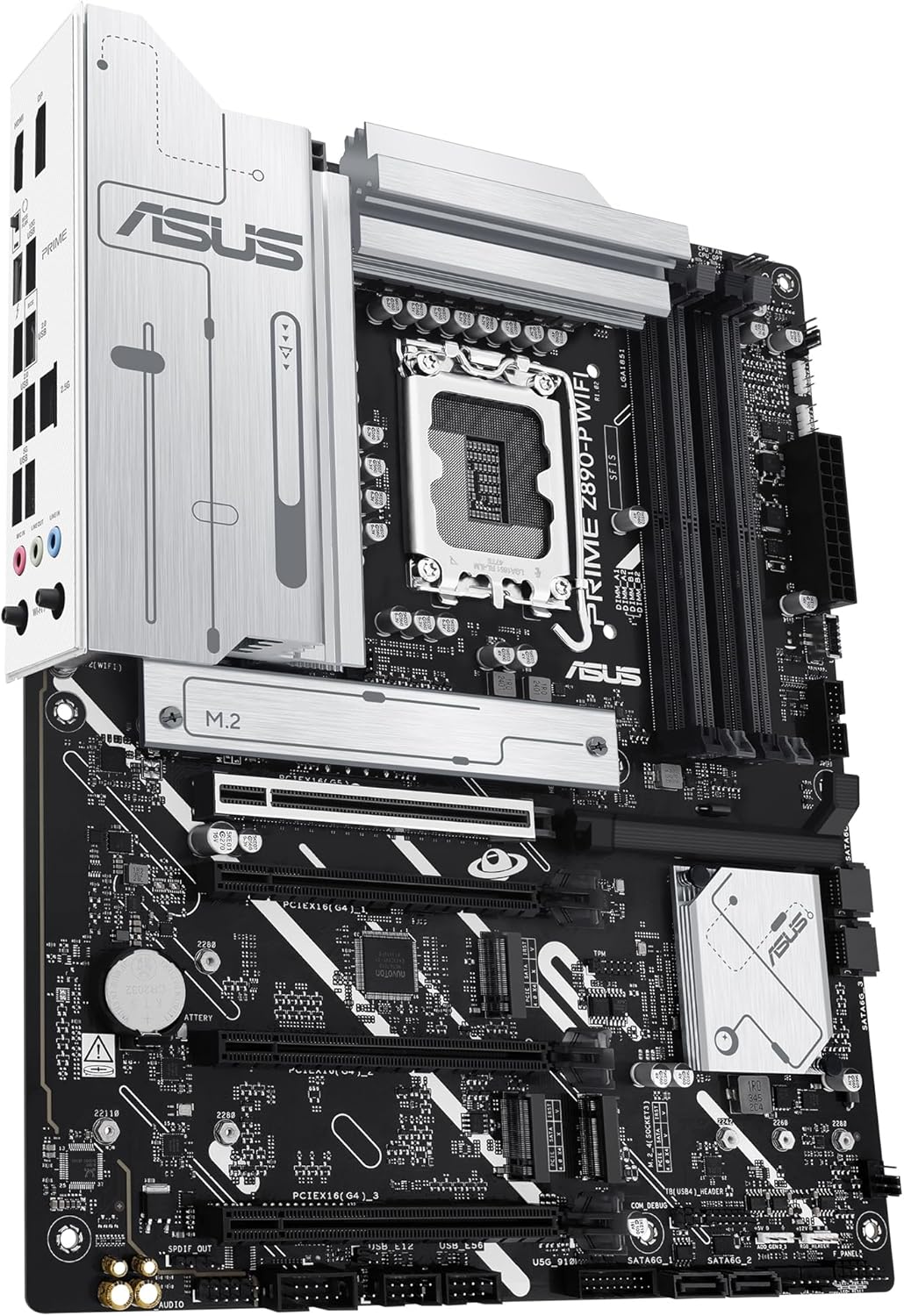 Motherboard ASUS Prime Z890-P WIFI LGA1851 ATX Intel Z890 DDR5 Wi-Fi 7 Bluetooth 2.5Gb LAN USB4 - Imagem 10