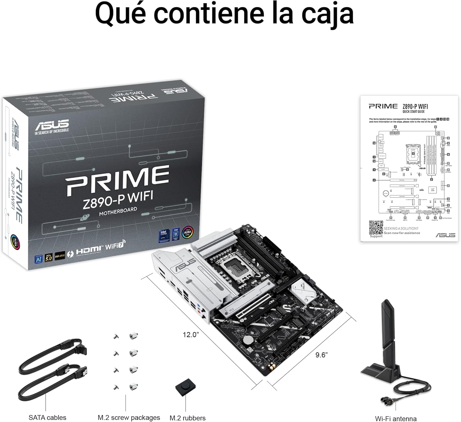 Motherboard ASUS Prime Z890-P WIFI LGA1851 ATX Intel Z890 DDR5 Wi-Fi 7 Bluetooth 2.5Gb LAN USB4 - Imagem 7
