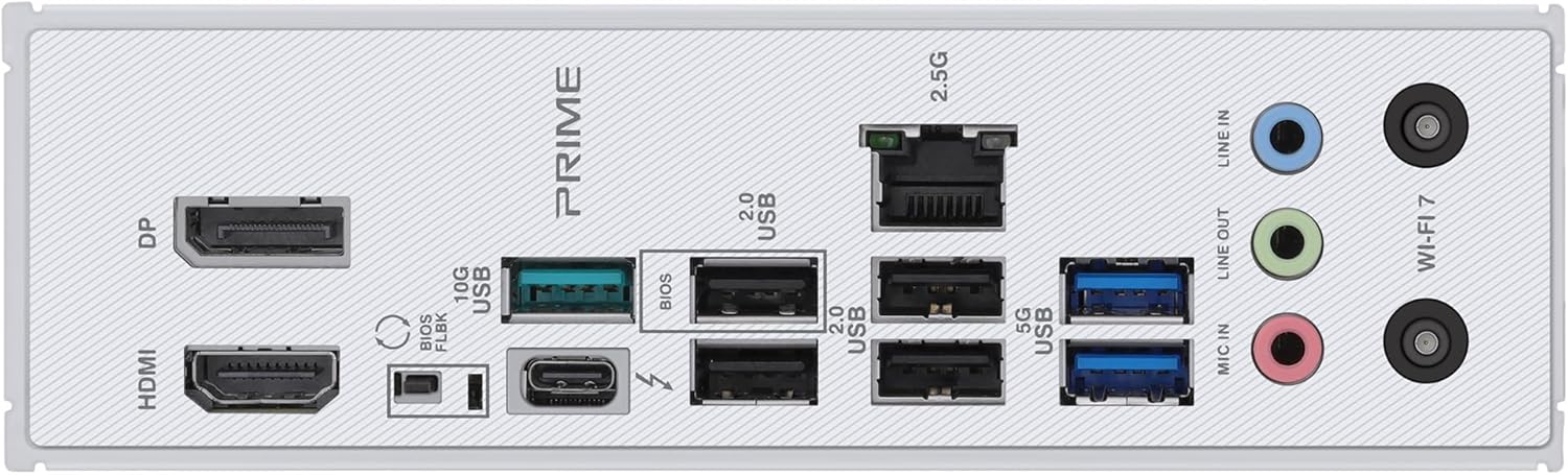 Motherboard ASUS Prime Z890-P WIFI LGA1851 ATX Intel Z890 DDR5 Wi-Fi 7 Bluetooth 2.5Gb LAN USB4 - Imagem 13