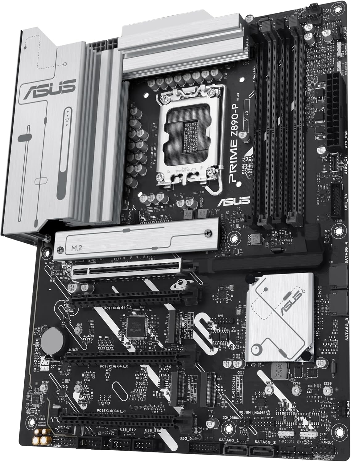 Motherboard ASUS Prime Z890-P Socket LGA1851 Chipset Z890 DDR5 ATX 2.5Gb LAN USB-C 3.2 Gen 2x2 - Imagem 12