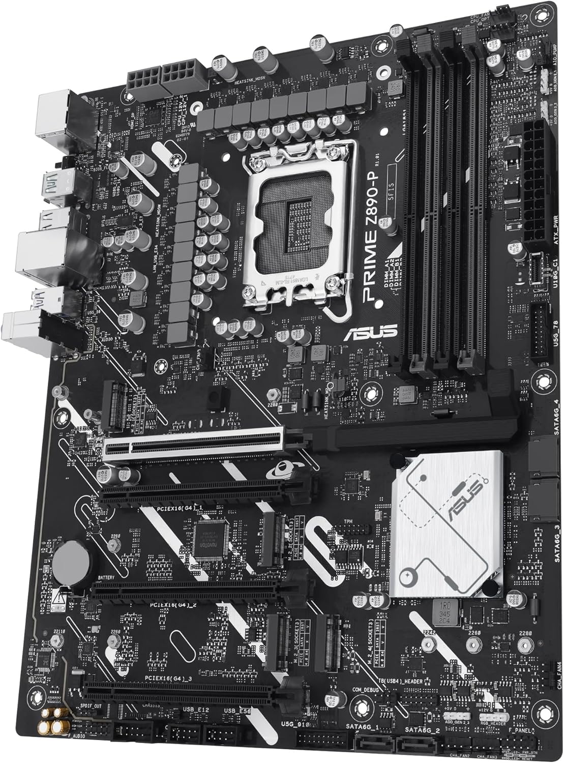 Motherboard ASUS Prime Z890-P Socket LGA1851 Chipset Z890 DDR5 ATX 2.5Gb LAN USB-C 3.2 Gen 2x2 - Imagem 13
