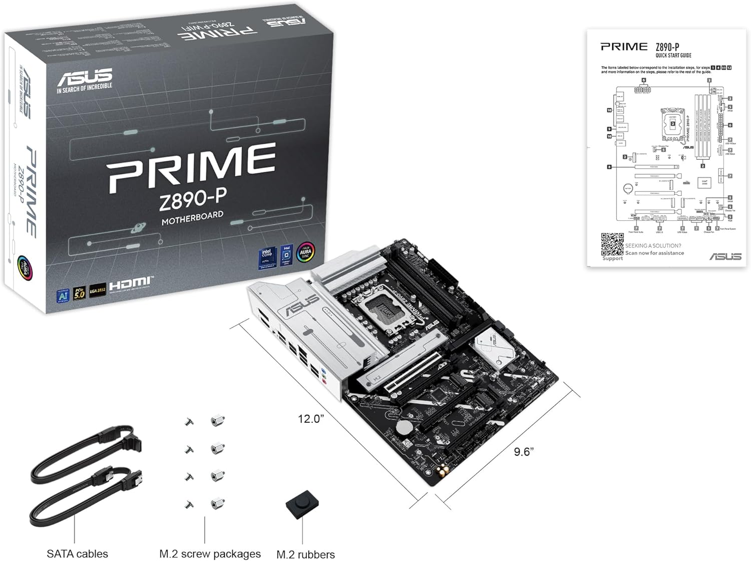 Motherboard ASUS Prime Z890-P Socket LGA1851 Chipset Z890 DDR5 ATX 2.5Gb LAN USB-C 3.2 Gen 2x2 - Imagem 17