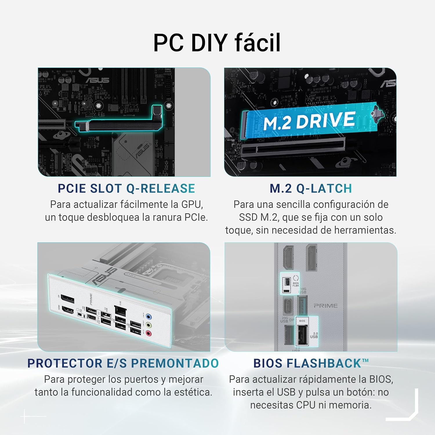 Motherboard ASUS Prime Z890-P Socket LGA1851 Chipset Z890 DDR5 ATX 2.5Gb LAN USB-C 3.2 Gen 2x2 - Imagem 6