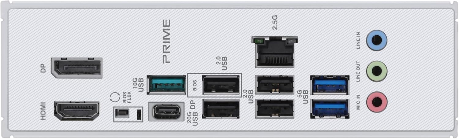 Motherboard ASUS Prime Z890-P Socket LGA1851 Chipset Z890 DDR5 ATX 2.5Gb LAN USB-C 3.2 Gen 2x2 - Imagem 15