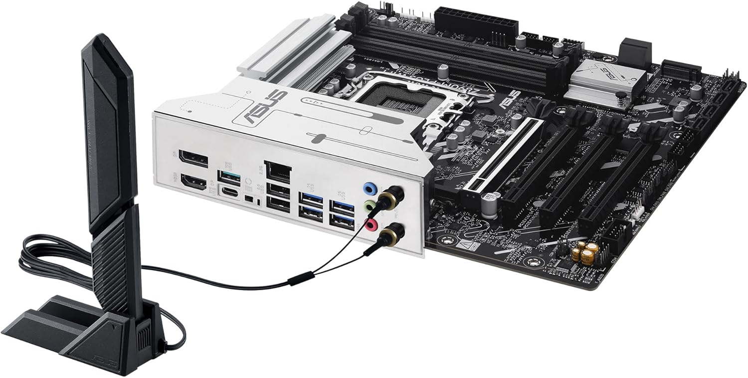 Motherboard ASUS PRIME Z890M-PLUS WIFI LGA1851 Z890 micro ATX DDR5 Wi-Fi 7 2.5Gb LAN - Imagem 17