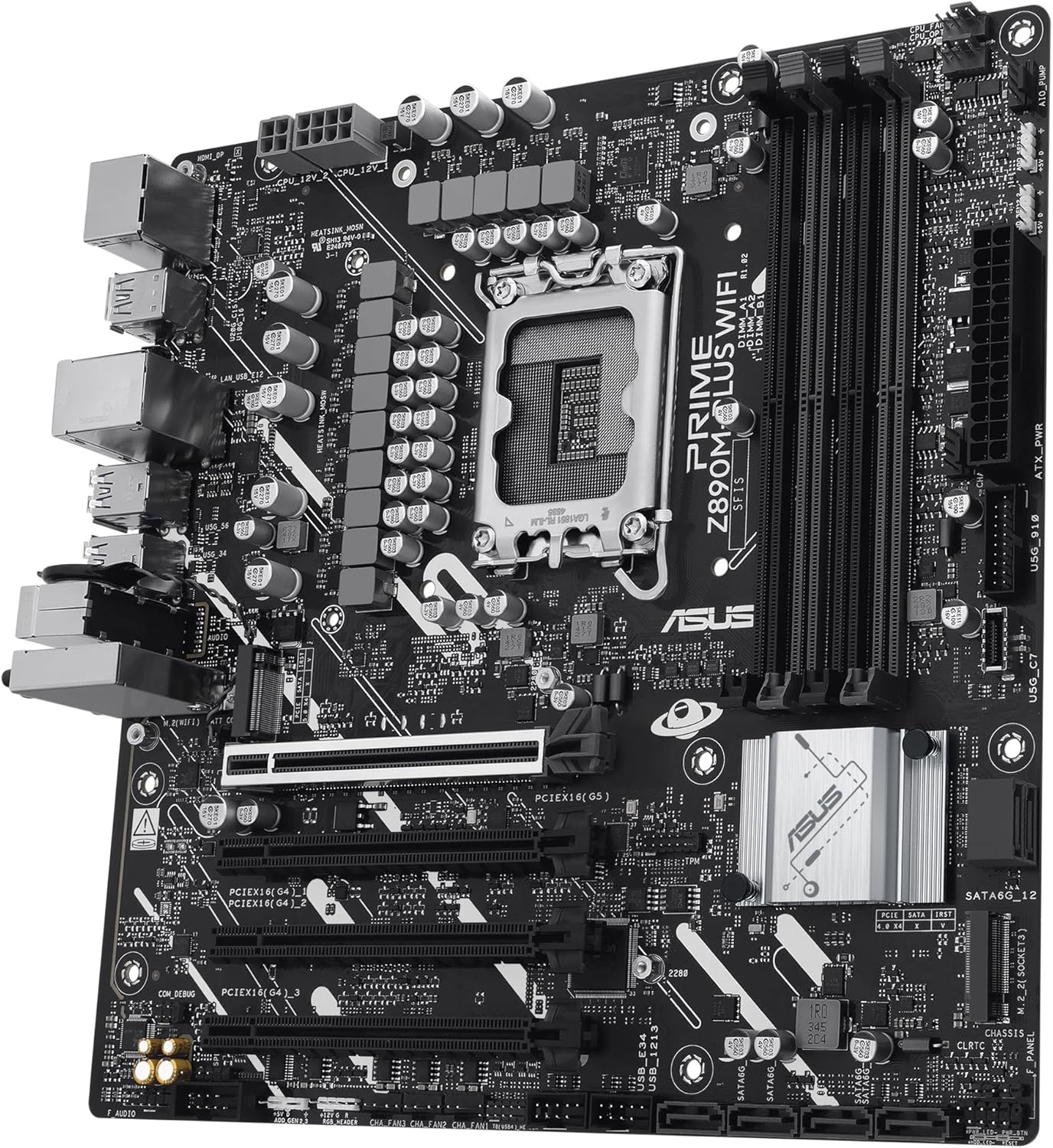 Motherboard ASUS PRIME Z890M-PLUS WIFI LGA1851 Z890 micro ATX DDR5 Wi-Fi 7 2.5Gb LAN - Imagem 11