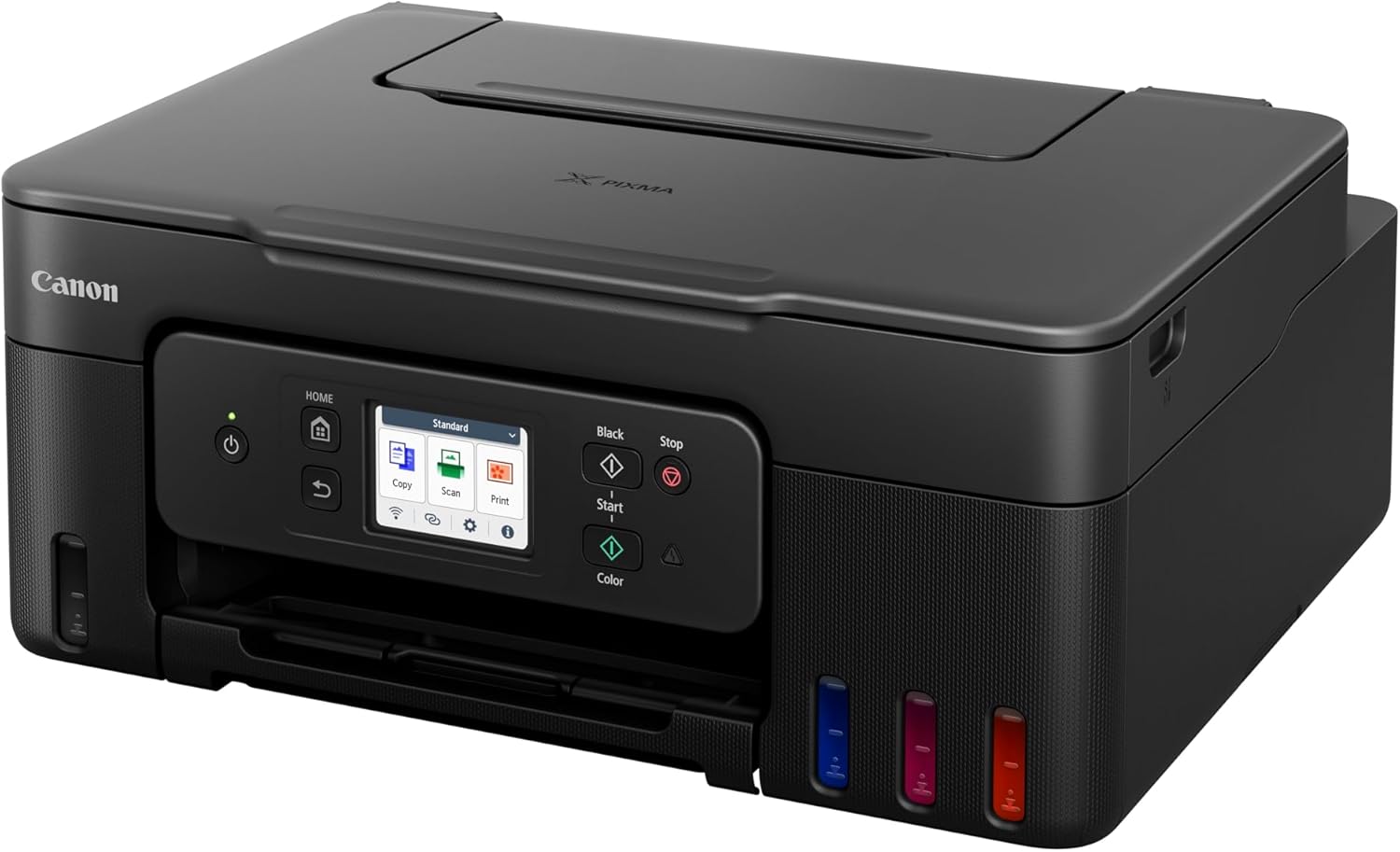 Canon PIXMA G3590 MegaTank - Impressora multi-funções - a cores - jacto de tinta - recarregável - Legal (216 x 356 mm)/A4 (210 x 297 mm) (original) - A4/Legal (media) - até 11 ipm (impressão) - 100 folhas - USB 2.0, Wi-Fi(ac) - Imagem 3