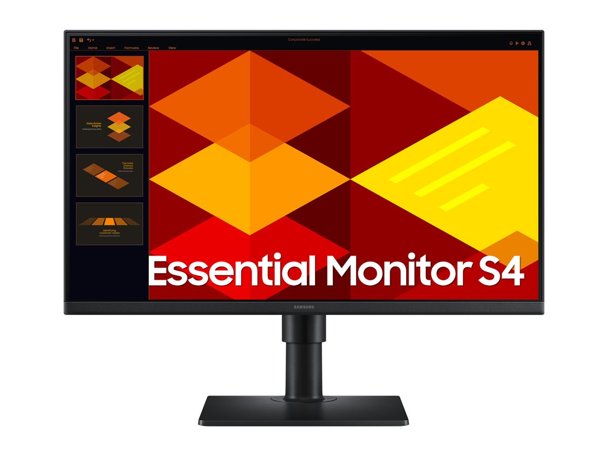 Monitor SAMSUNG S24D400GAU 24" Full HD IPS 100Hz 5ms 2xHDMI DisplayPort Base Ajustável em Altura Preto - Imagem 11