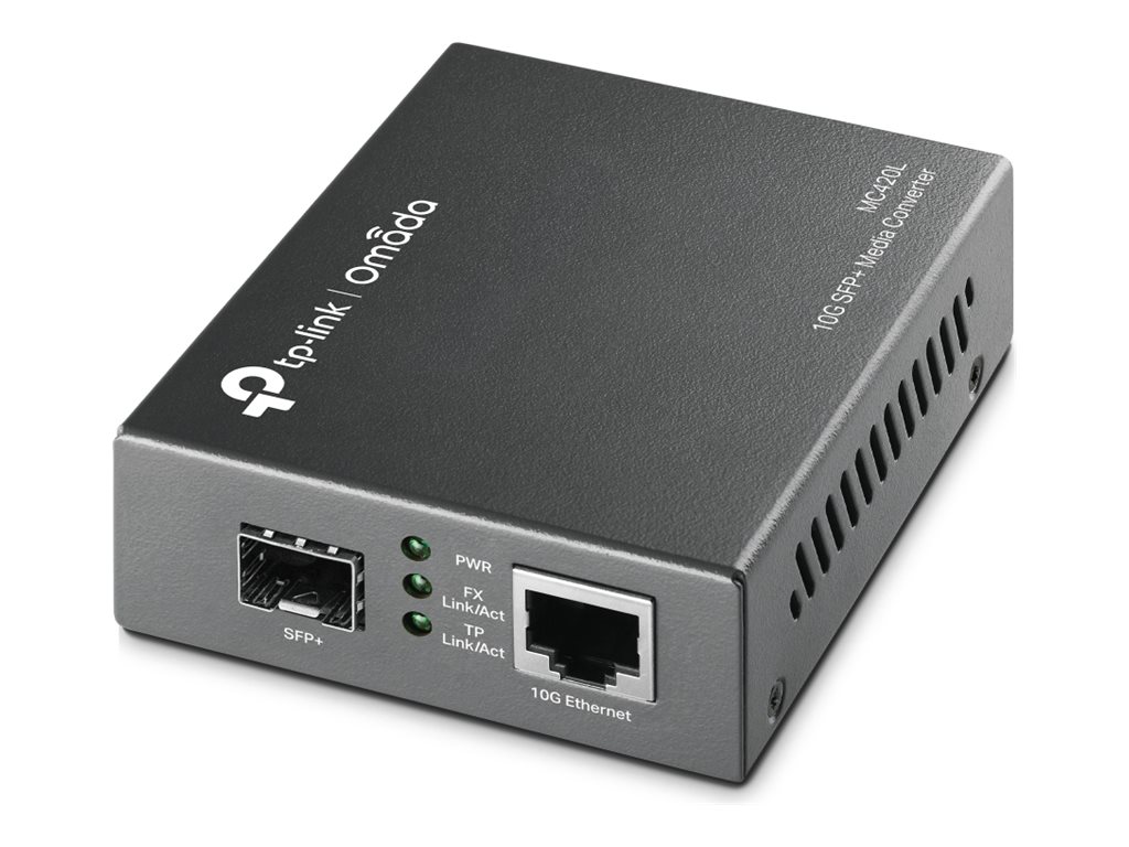 Conversor de Fibra TP-Link Omada MC420L 10Gb SFP+ - Imagem 1