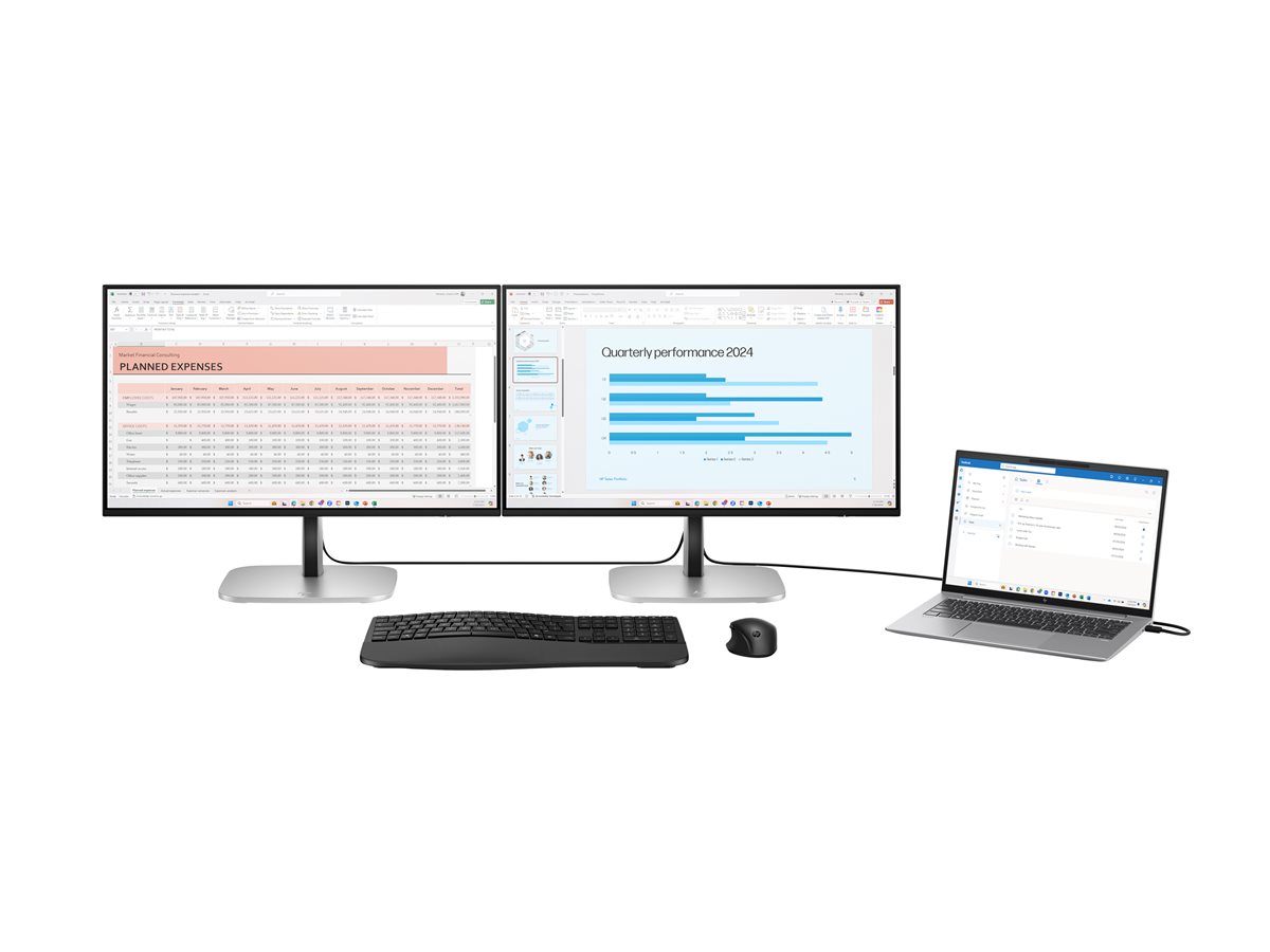 Monitor HP HP Series 5 Pro 524pu 23.8" Full HD 100Hz IPS 5ms USB-C HDMI DisplayPort Prateado e Preto - Imagem 8