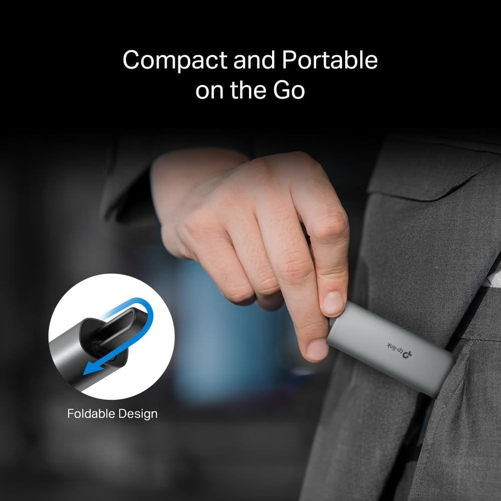 Adaptador de Rede TP-Link UE302C V1 USB-C 3.0 para 2.5 Gigabit Ethernet RJ-45 - Imagem 3
