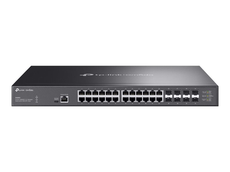 Switch TP-Link Omada SX3832 V1.6 Administrado Cloud L2+ 24x 10G Multi-Gigabit + 8x 10Gb SFP+ SDN