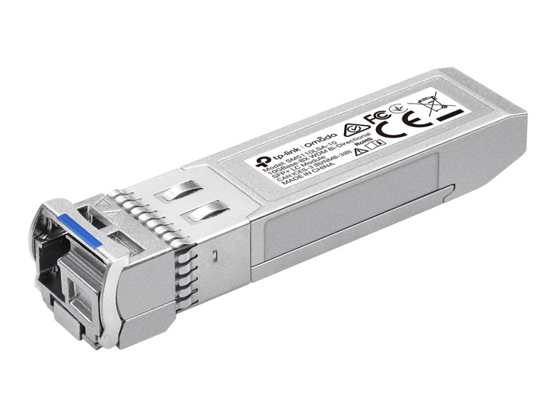 Módulo Transceptor SFP+ TP-Link Omada SM5110LSA-10 V1 10GbE 10GBase-BX Monomodo 10 km LC UPC DDM 1330/1270 nm