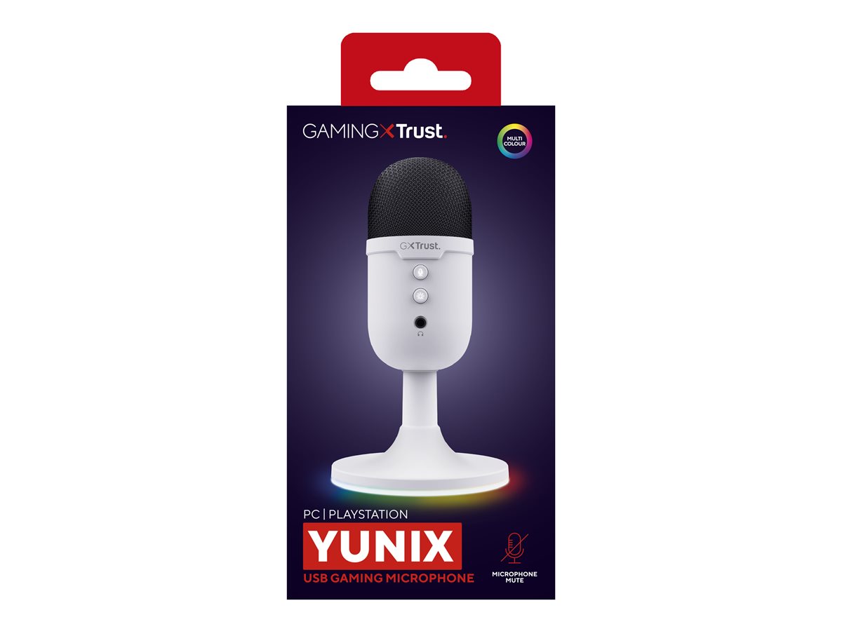 Microfone Trust GXT 234W YUNIX USB Branco