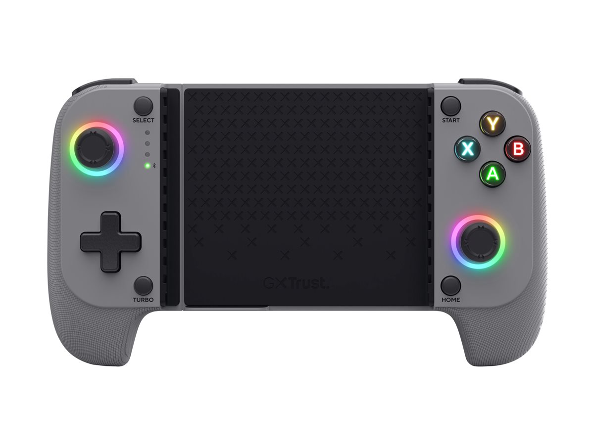 Comando de Jogos Trust GXT 735G Mylox Sem Fios Bluetooth RGB Vibração Android iOS Cinza - Imagem 6