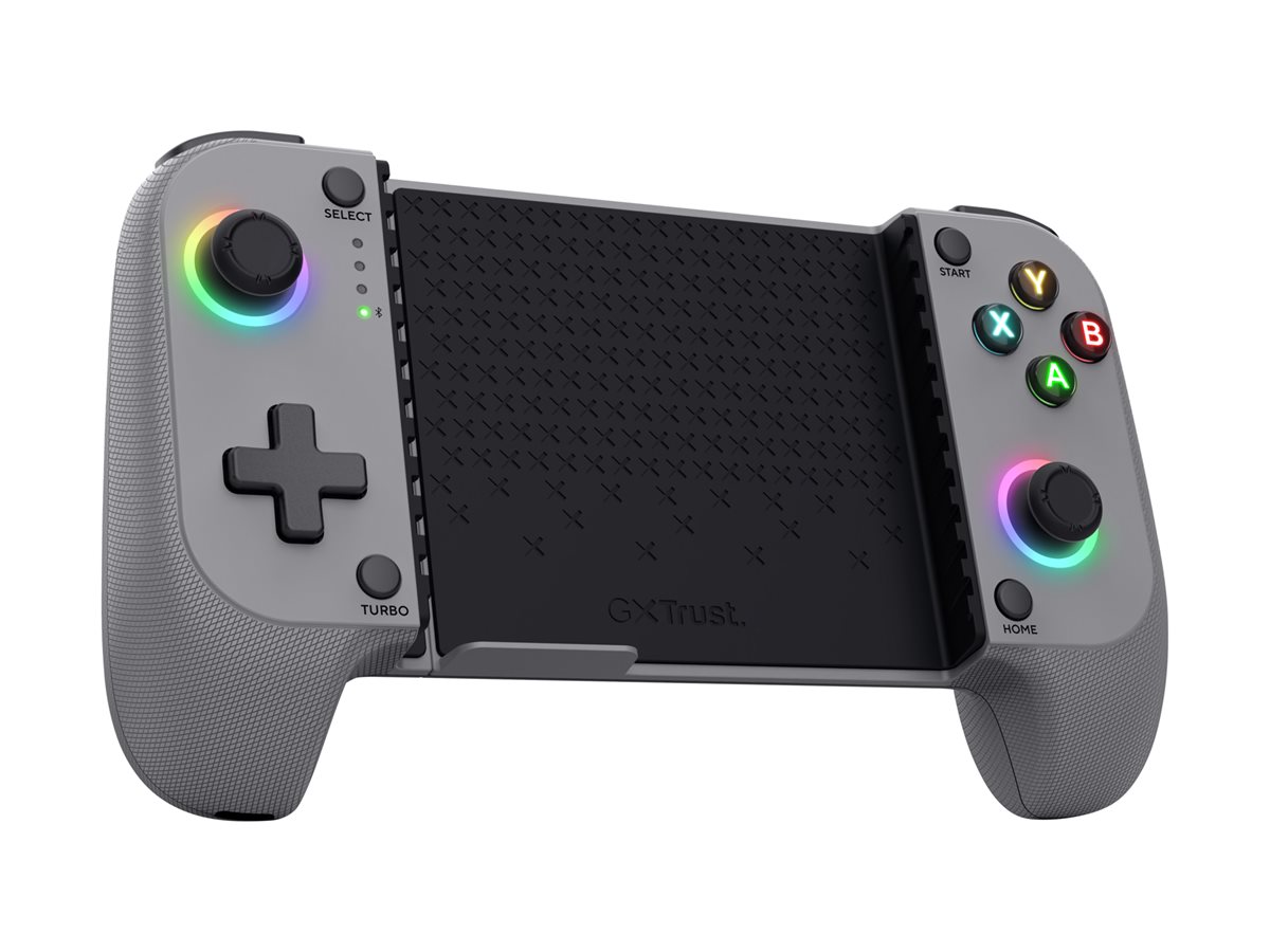 Comando de Jogos Trust GXT 735G Mylox Sem Fios Bluetooth RGB Vibração Android iOS Cinza - Imagem 7