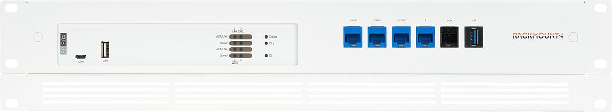 Rackmount.IT RM-SR-T14 - Kit de montagem de dispositivo de rede - montagem em suporte - branco cartaz - 1.3U - 19" - para Sophos XGS 88 - Imagem 2