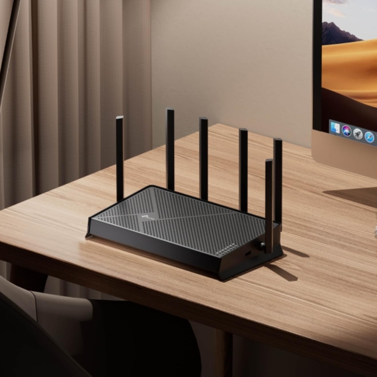 Router TP-Link BE6500 Wi-Fi 7 Dual-Band 6.5Gbps 6 Antenas CPU Quad-Core 2.0GHz Porta WAN 2.5Gbps - Imagem 12