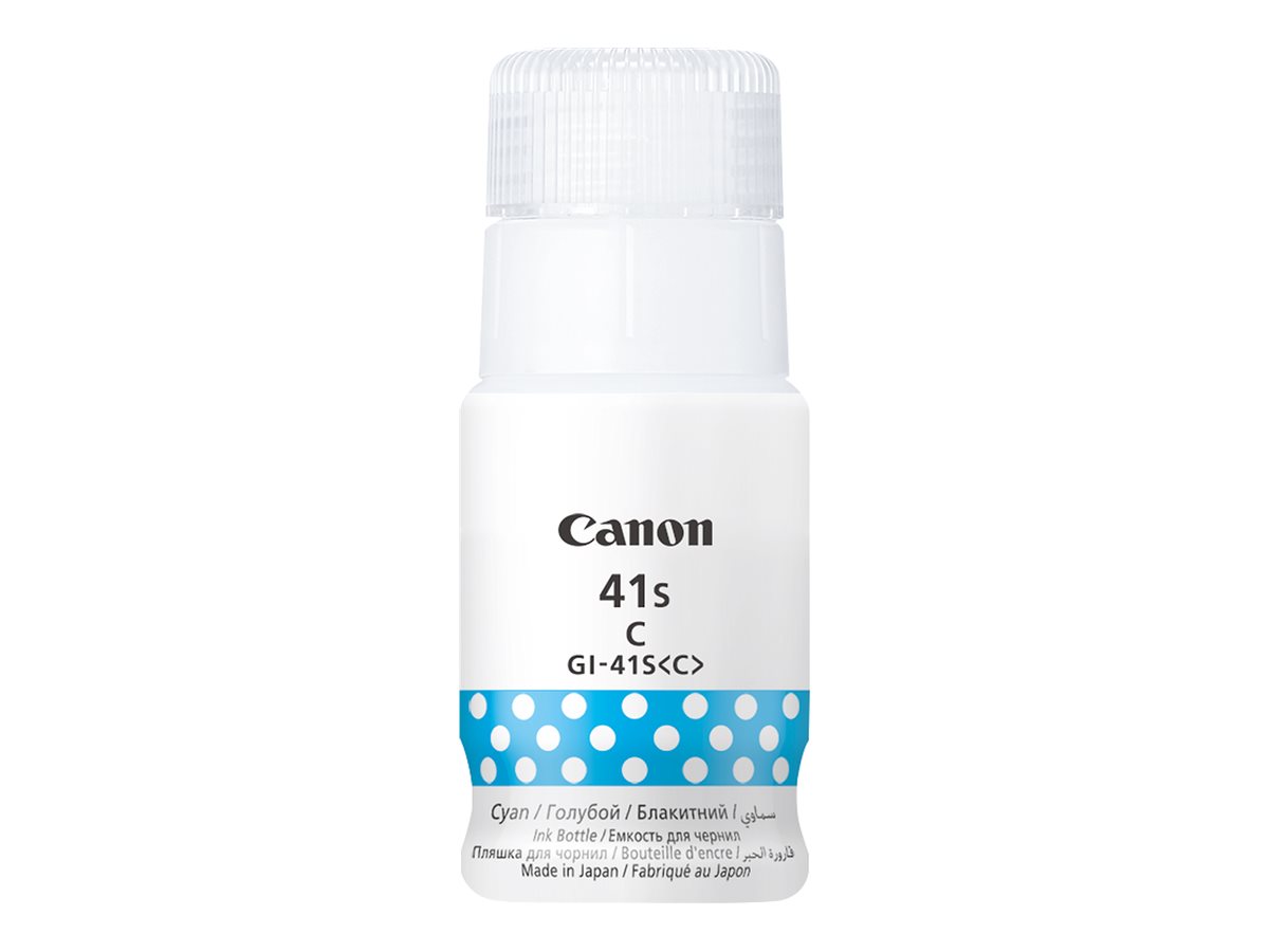 Garrafa de Tinta Canon GI-41S Ciano 40ml Original Rendimento até 4600 Páginas