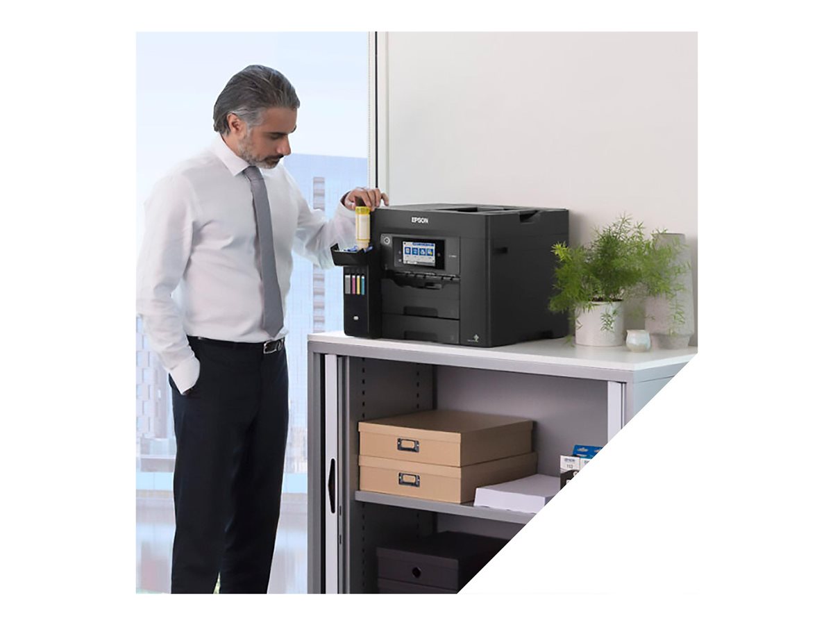 Impressora Multifunções Epson EcoTank ET-5855 Jacto Tinta A4 Preto - Imagem 5