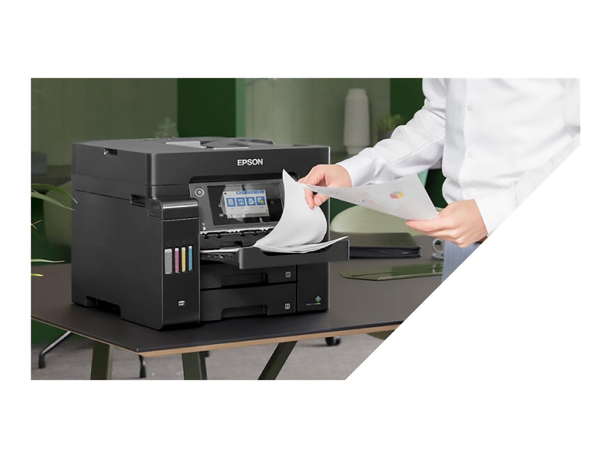 Impressora Multifunções Epson EcoTank ET-5855 Jacto Tinta A4 Preto - Imagem 7