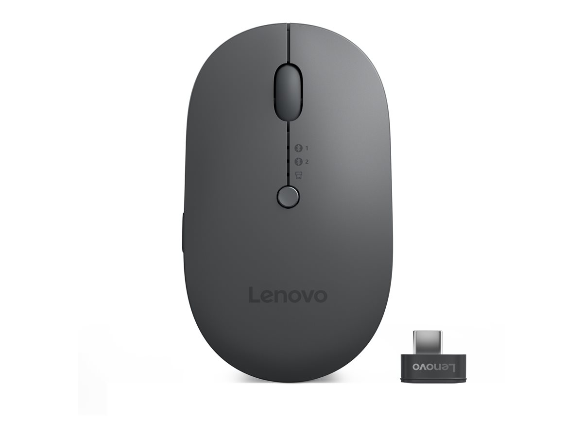 Rato Sem Fios Lenovo Multi-Device X9 Edition Óptico 4 Botões 2.4 GHz Bluetooth 5.0 USB-C Ambidextro Cinzento e Preto - Imagem 11