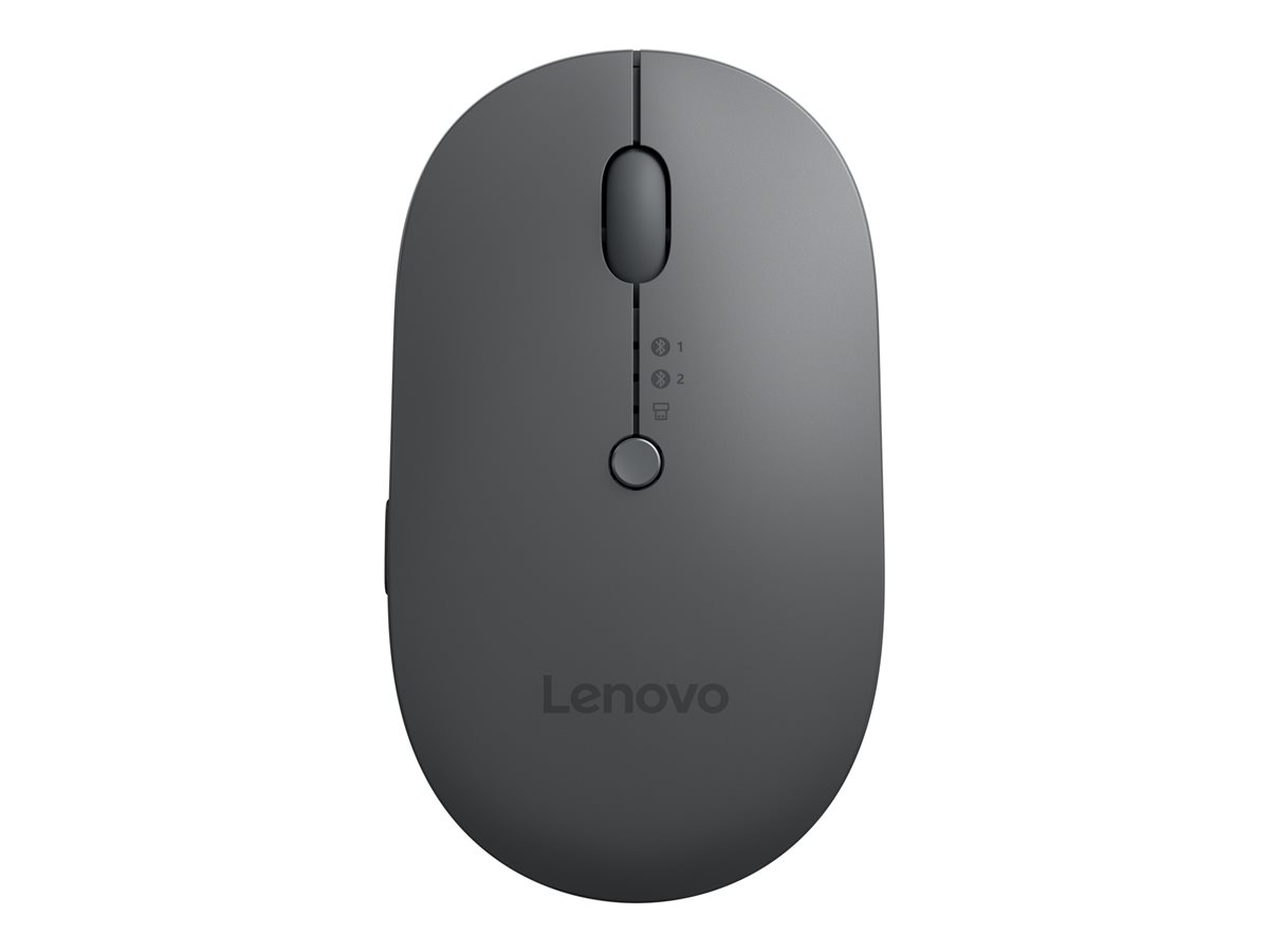 Rato Sem Fios Lenovo Multi-Device X9 Edition Óptico 4 Botões 2.4 GHz Bluetooth 5.0 USB-C Ambidextro Cinzento e Preto - Imagem 12