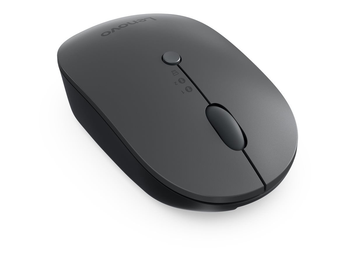 Rato Sem Fios Lenovo Multi-Device X9 Edition Óptico 4 Botões 2.4 GHz Bluetooth 5.0 USB-C Ambidextro Cinzento e Preto - Imagem 6