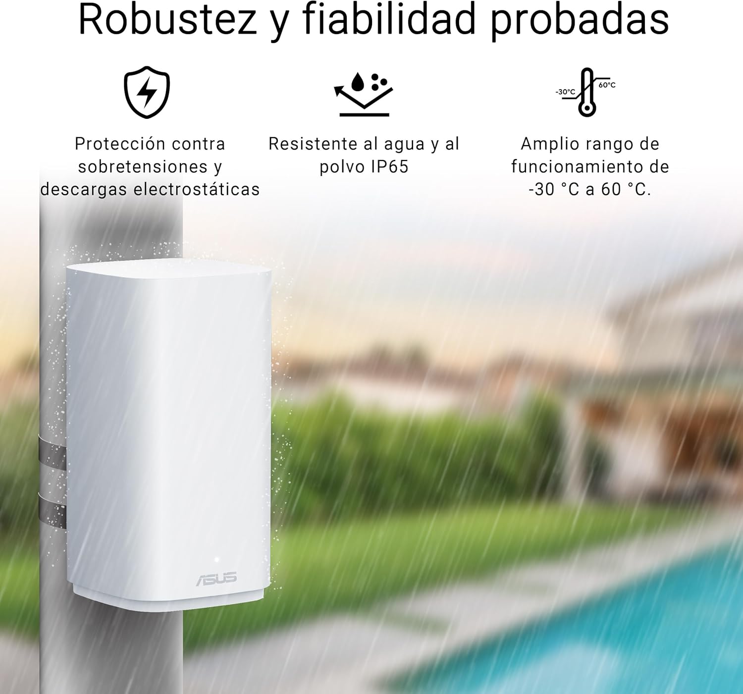 Sistema Wi-Fi Exterior ASUS ZenWiFi BD4 BE3600 Wi-Fi 7 Dual Band 2.5GbE Branco (1 Unidade) - Imagem 5