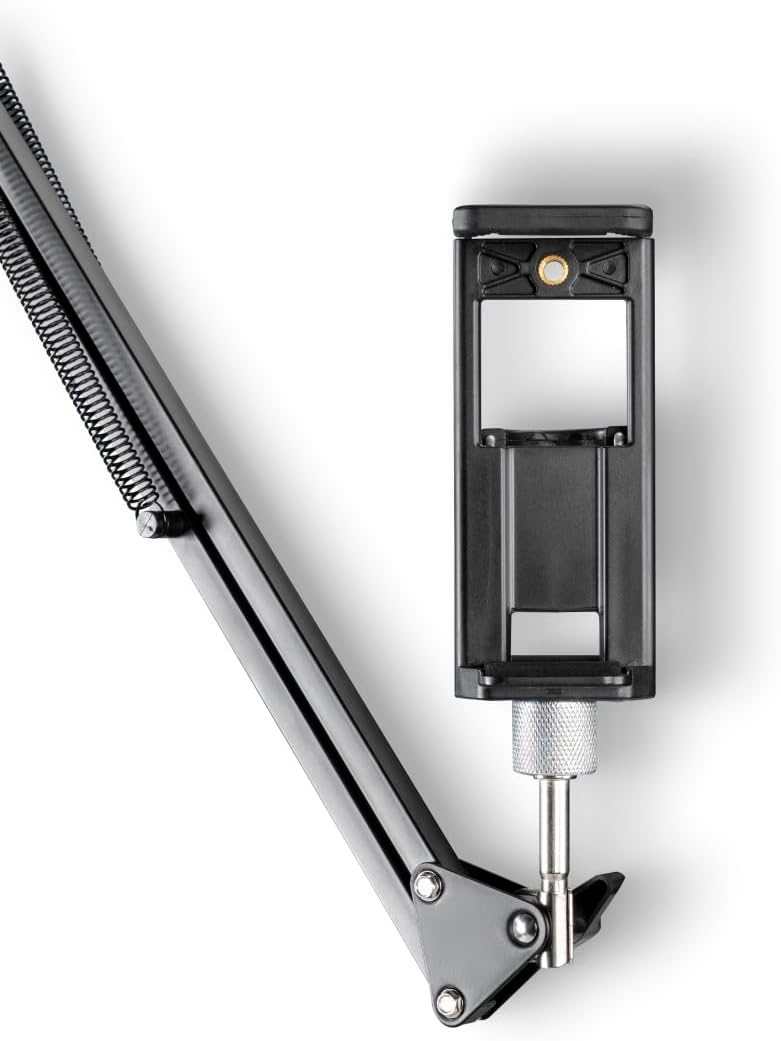 Suporte de Monitor para Streaming Hama 4 Braços Ajustável Rotativo VESA 75/100 Preto - Imagem 4