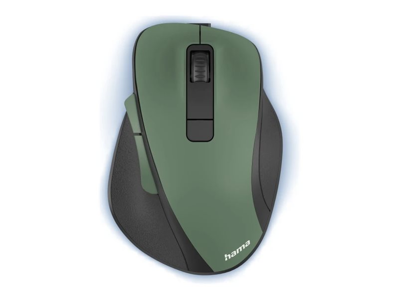 Rato Hama MW-500 Sem Fios Recarregável Ergonómico Verde - Imagem 1