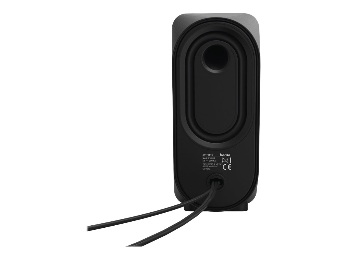 Altifalantes Hama Sonic LS-206 Preto Prata - Imagem 3