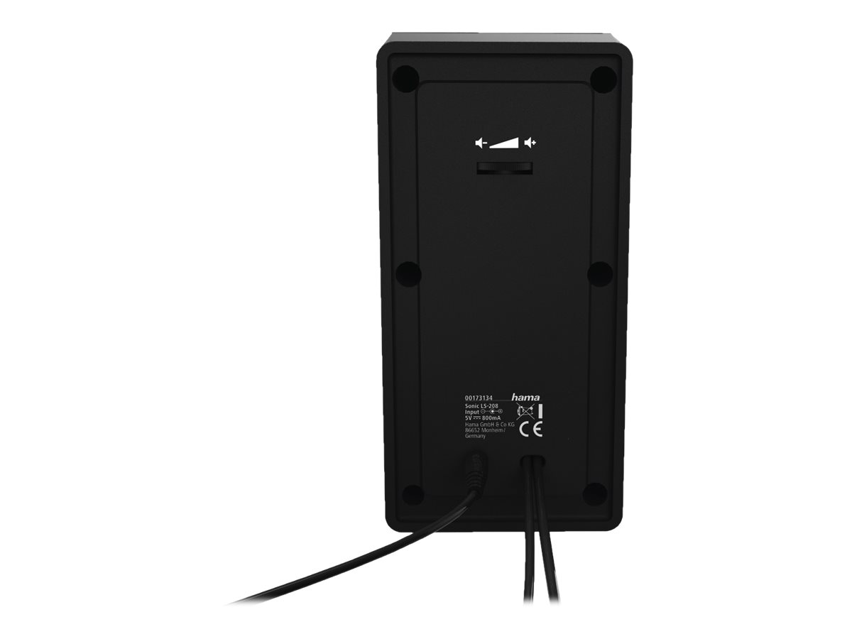 Altifalantes Hama Sonic LS208 PC Preto - Imagem 1