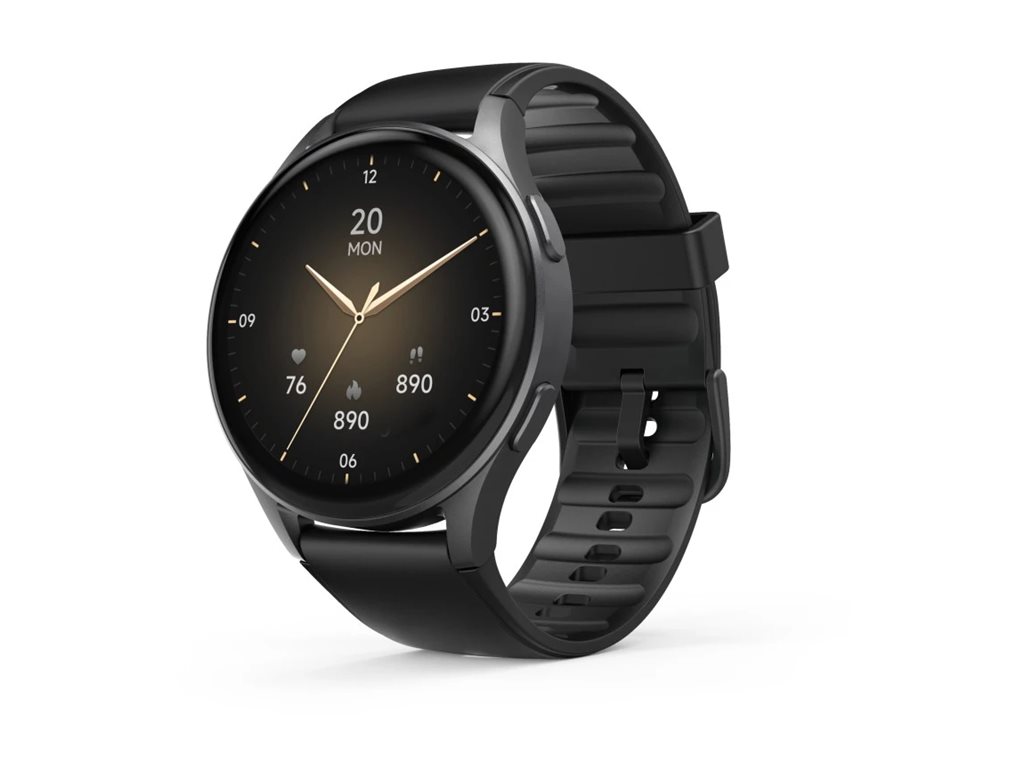 Smartwatch Hama 8900 1.43" Cinzento Alumínio Bracelete Preta - Imagem 1