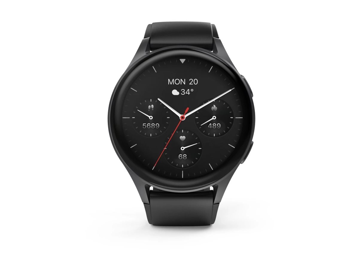 Smartwatch Hama 8900 1.43" Cinzento Alumínio Bracelete Preta - Imagem 2