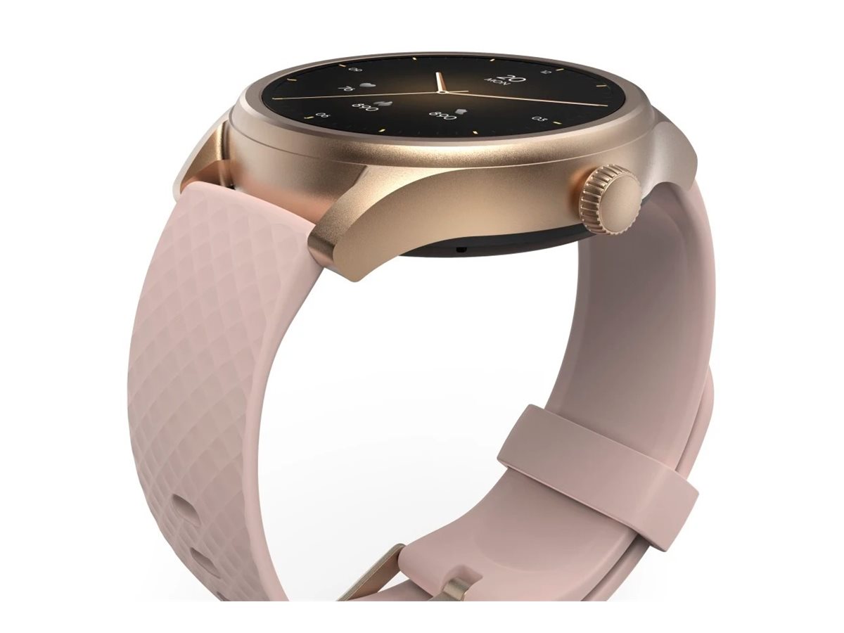 Relógio Inteligente Hama 1.38" Dourado Rosa Alça Rosa - Imagem 4