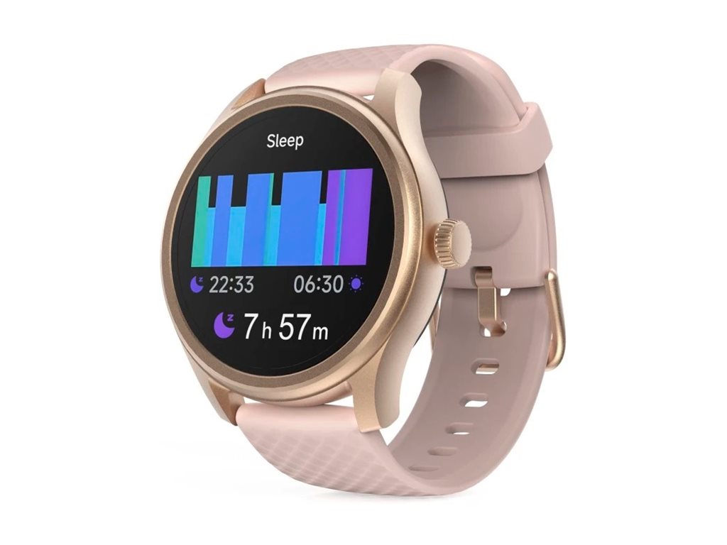 Relógio Inteligente Hama 1.38" Dourado Rosa Alça Rosa - Imagem 8