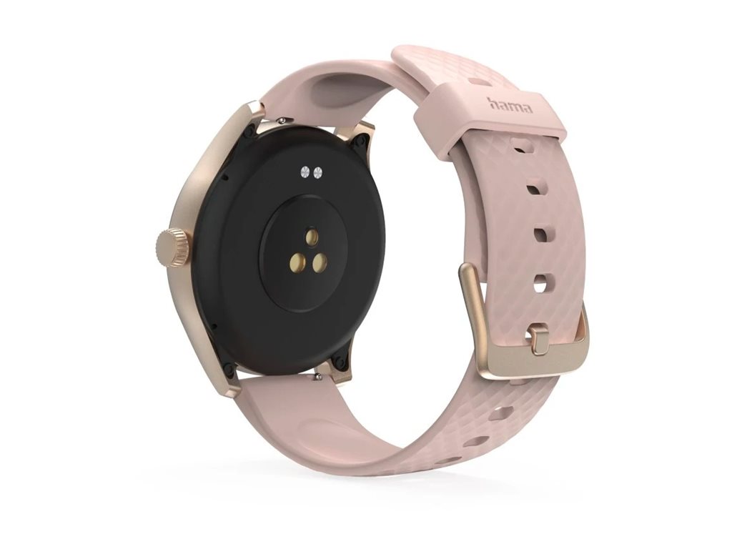 Relógio Inteligente Hama 1.38" Dourado Rosa Alça Rosa - Imagem 6