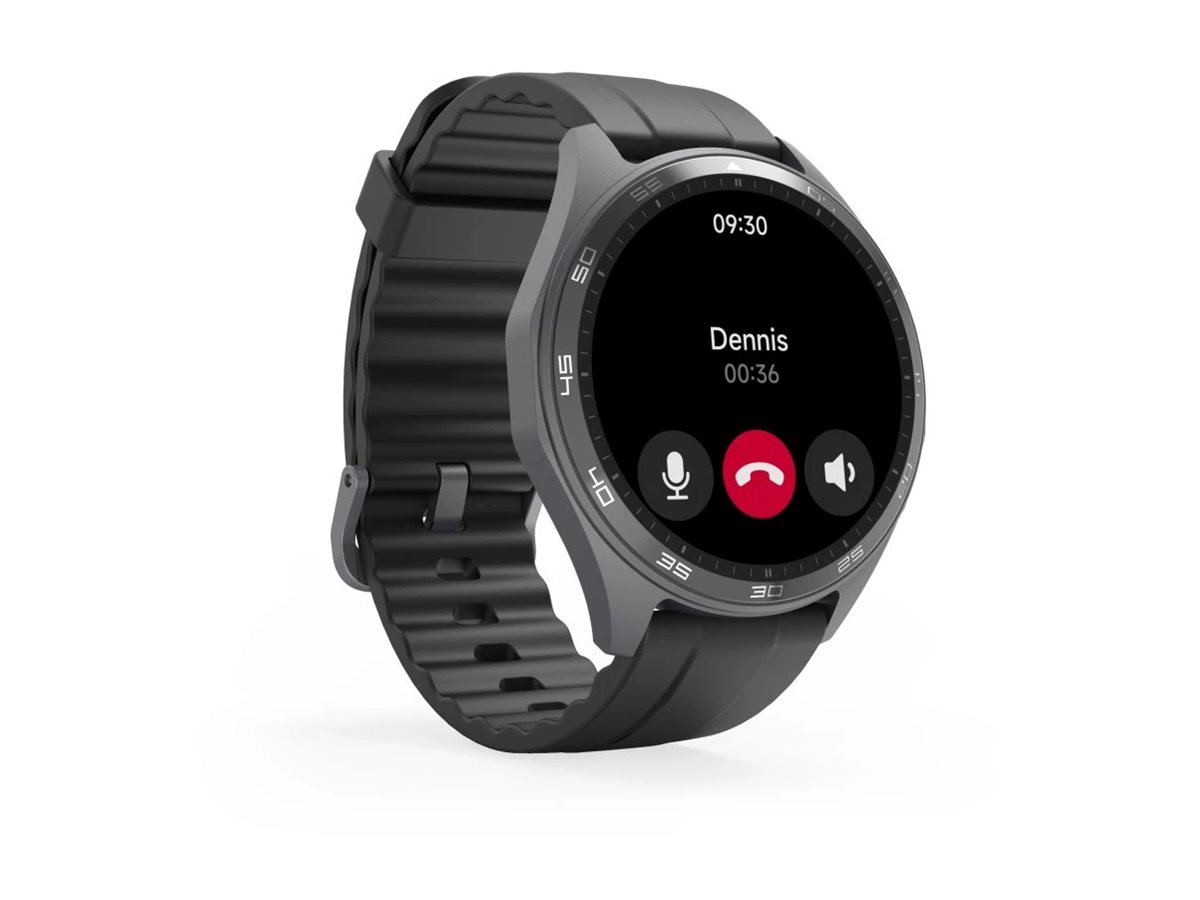 Smartwatch Hama 7010 1.43" Antracite Silicone Preto - Imagem 6