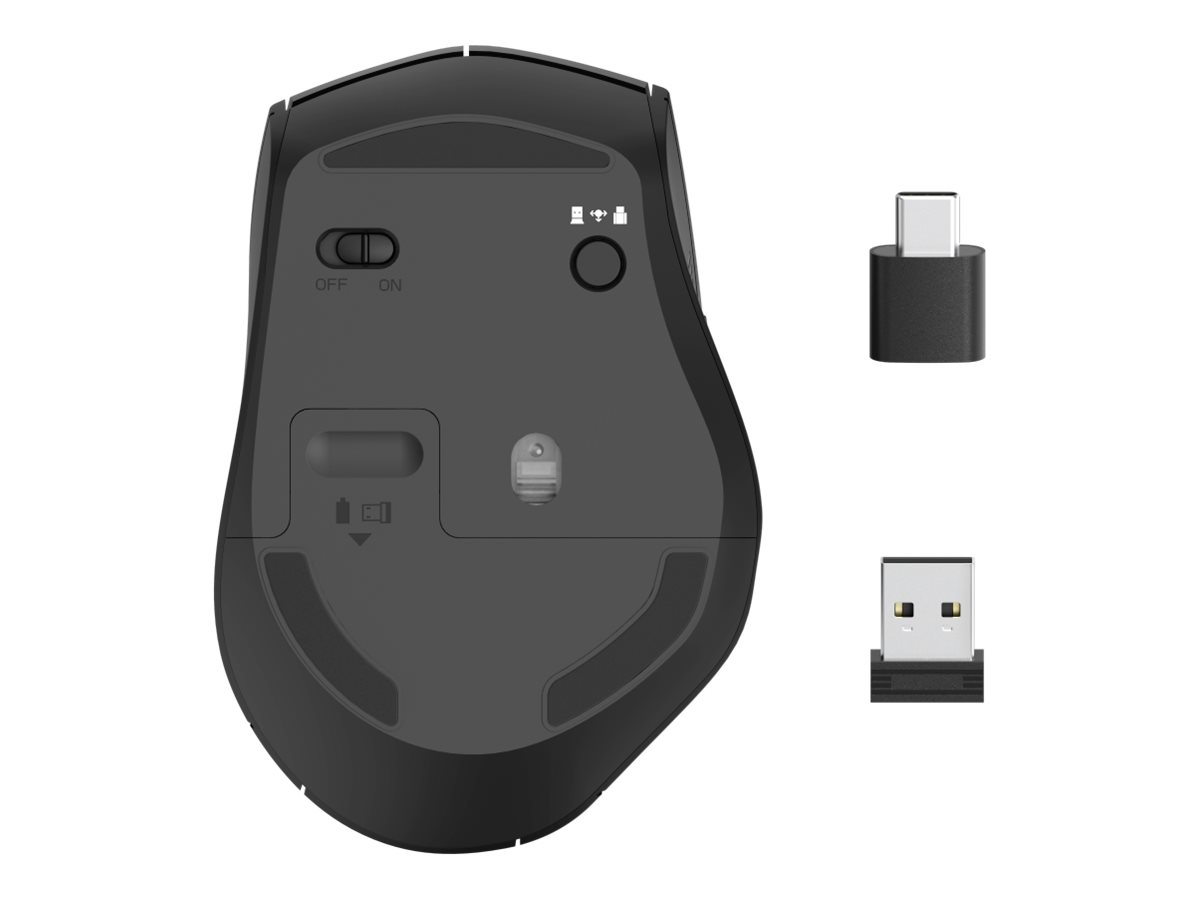 Rato Hama MW-600 Sem Fios 6 Botões Preto Antracite