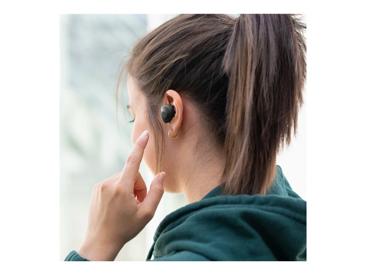 Auriculares Hama Freedom Buddy Sem Fios Microfone Cinza Escuro - Imagem 3